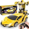 Converting Robot Sports Car Toy for Kids