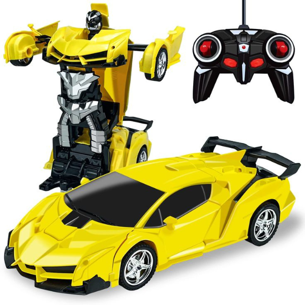 Converting Robot Sports Car Toy for Kids